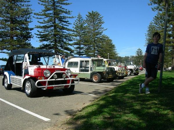 Sydney Mokes out for the first International Moke Day in Sydney in 2007