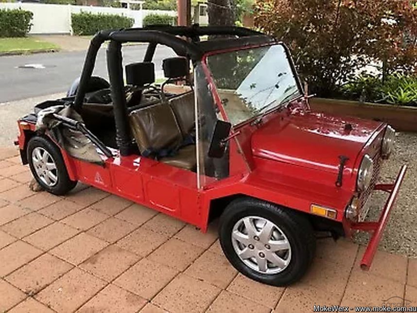 An Export Moke advertised for sale in Noosaville in October 2021