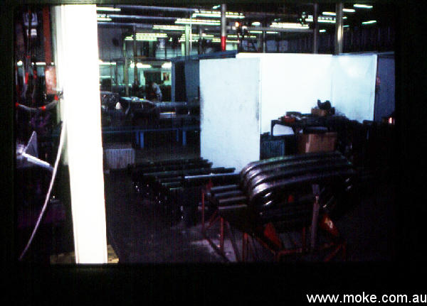 A image  of Moke panels from hanging in the Factory