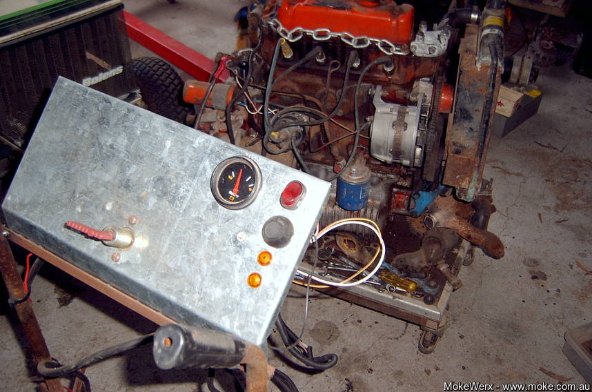 Moke Engine Tetsing Control Panel