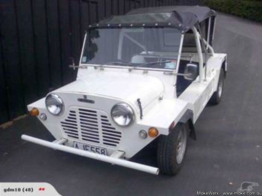 This late Export Californian Moke is in New Zealand